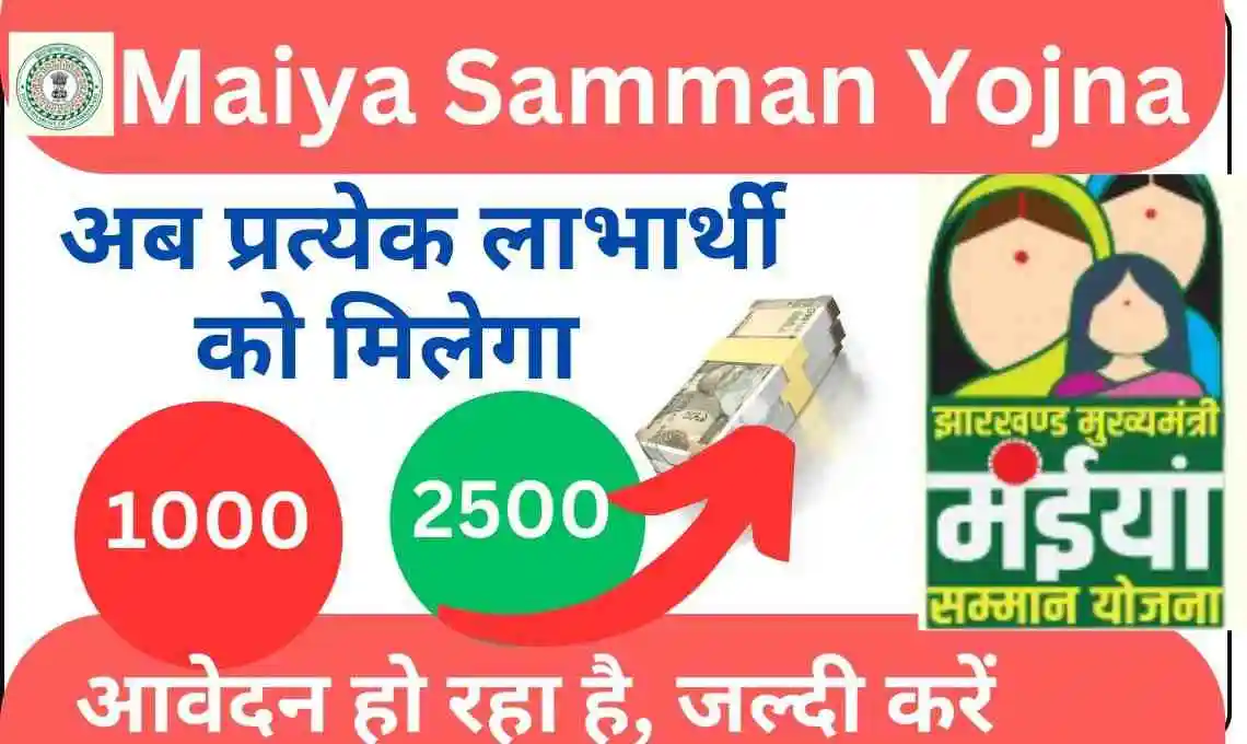 Maiya Samman Yojna: अब सभी को मिलेगा 2500 रूपये हरेक महीना । जानिए कैसे