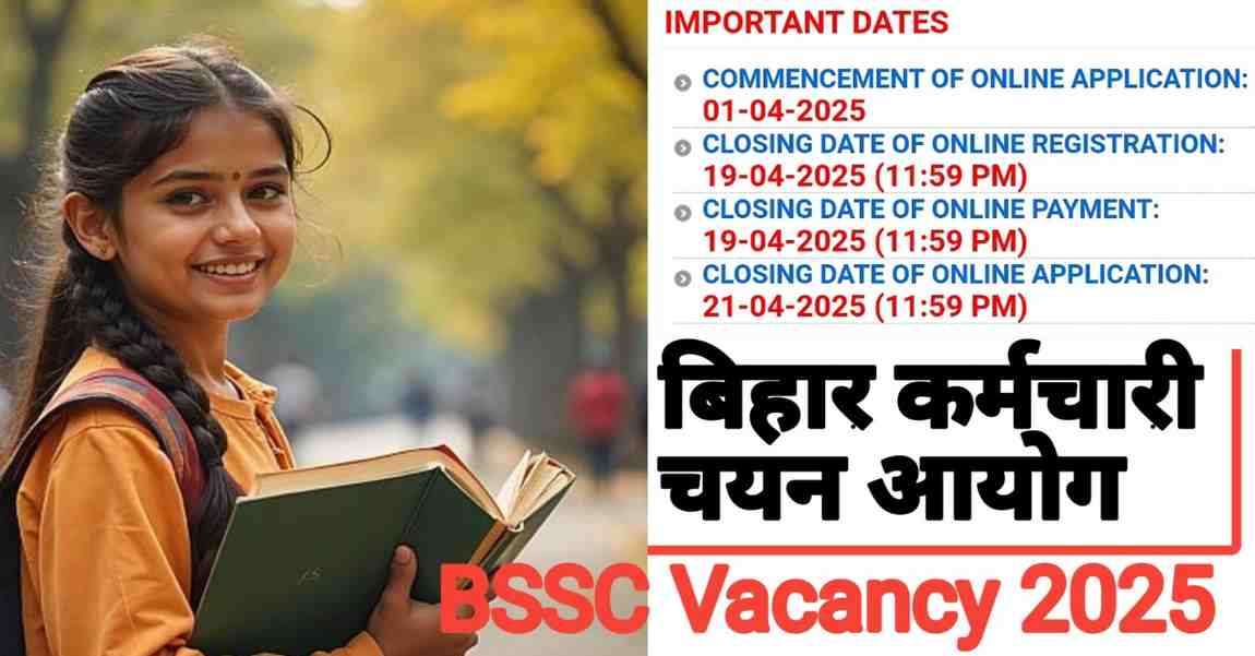 Bihar BSSC Vacancy 2025: बिहार कर्मचारी चयन आयोग ने निकाली भर्ती, जानिए पूरी जानकारी
